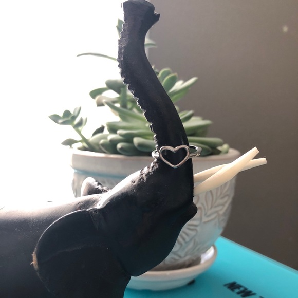 Heart silver ring - Picture 2 of 2